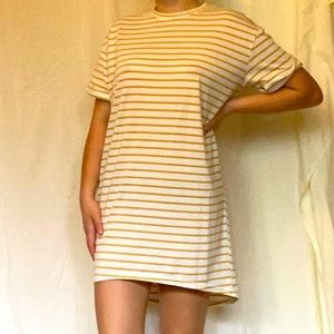 Striped T-Shirt Dress